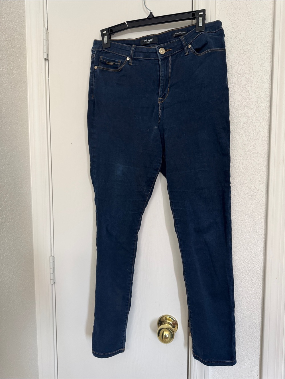 Nine West Navy Skinny Jeans size 12